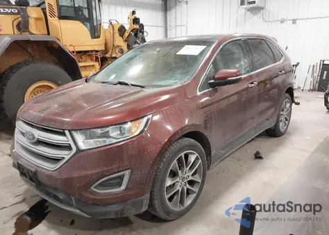 2016 Ford Edge Titanium from USA, damaged, VIN 2FMPK4K9XGBC11609